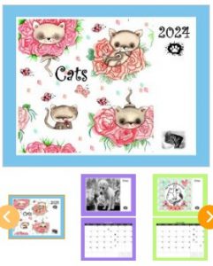 cats calendar in store3